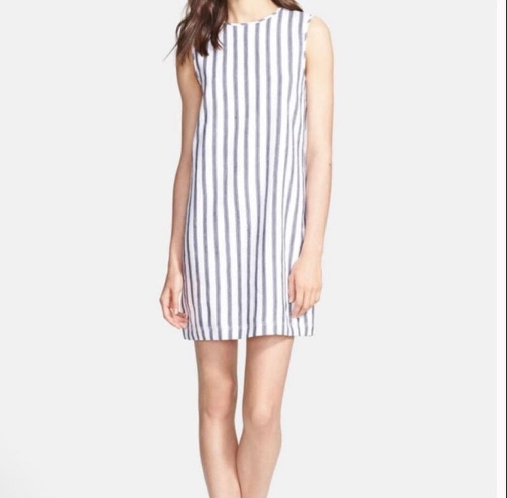 Theory Adraya Striped Shift Dress